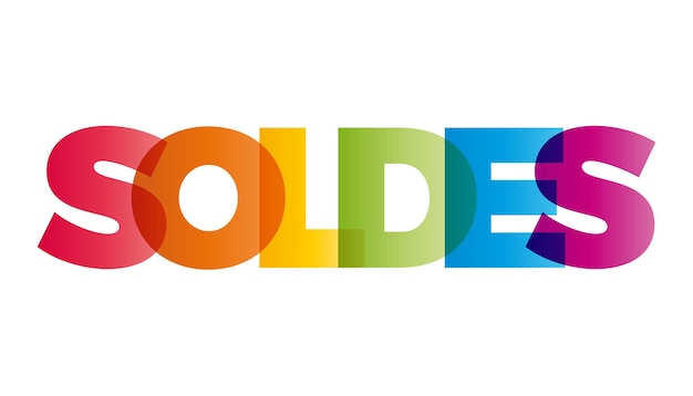 ソルデス・ベクターのバナーに彩虹の文字が描かれています