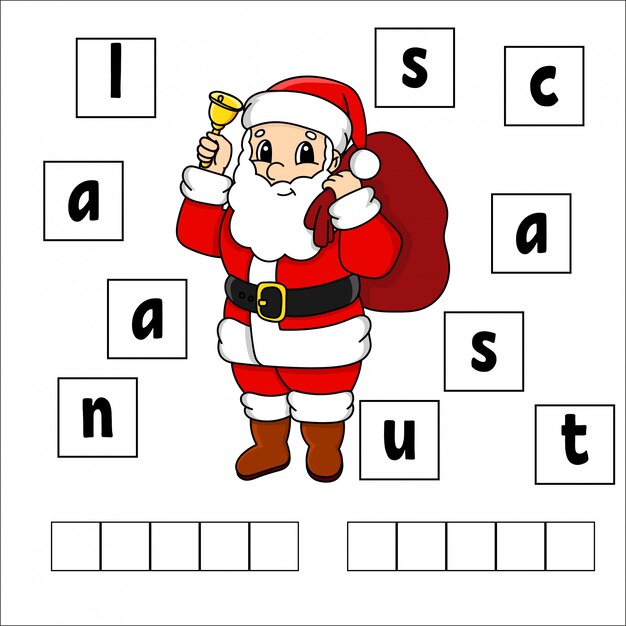 Words puzzle. education developing worksheet. learning game for kids. activity page.