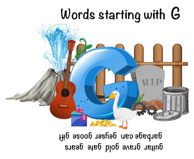 Words STarting with Letter G