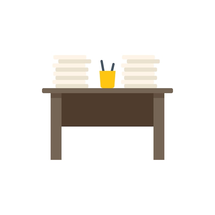 Vector work chat icon flat vector business person busy parcel