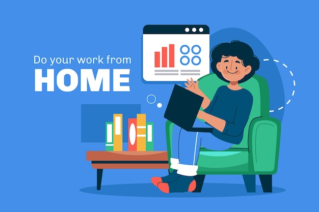 Work from home background