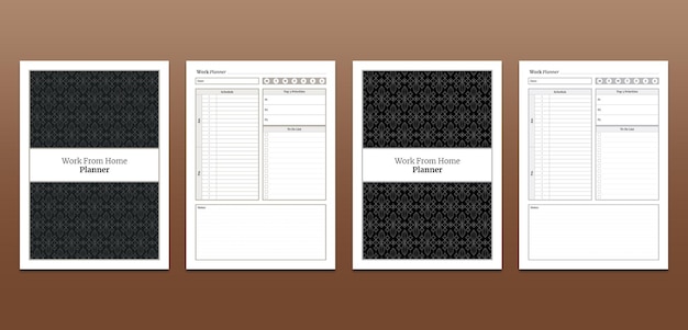 Work from home planner