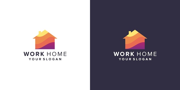 Work home logo design