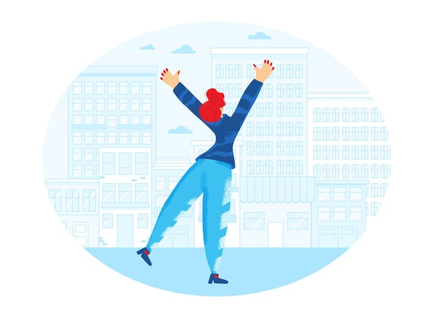 Work life balance concept Vector human character