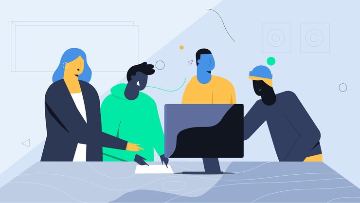 Vector work team within the company