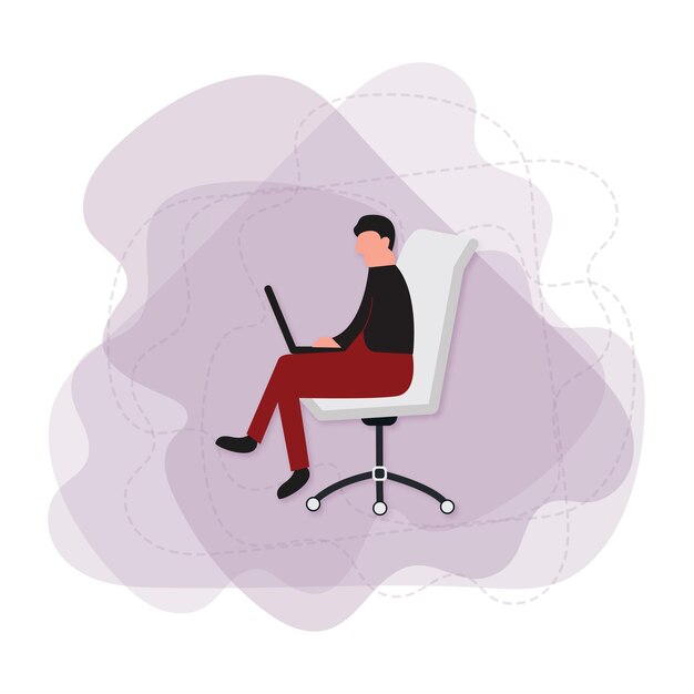 Work on time concept vector businesswomen concept