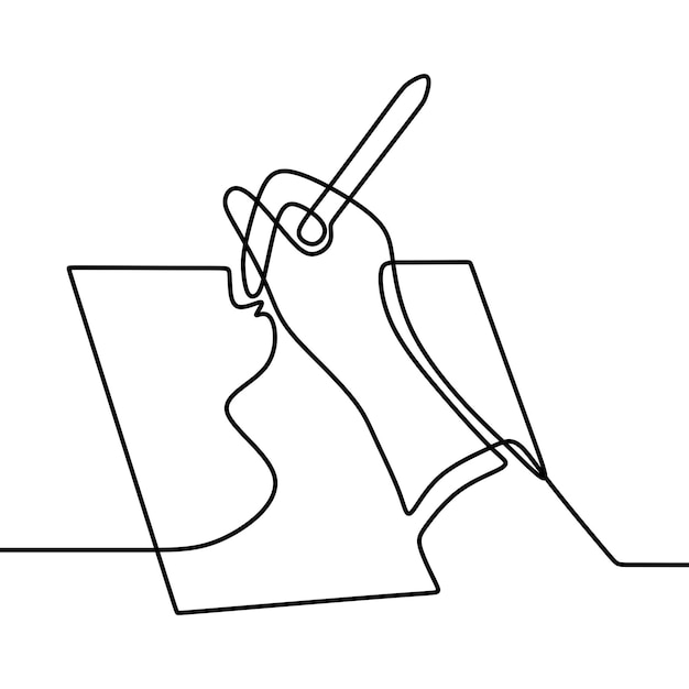 work writing online continuous single line art