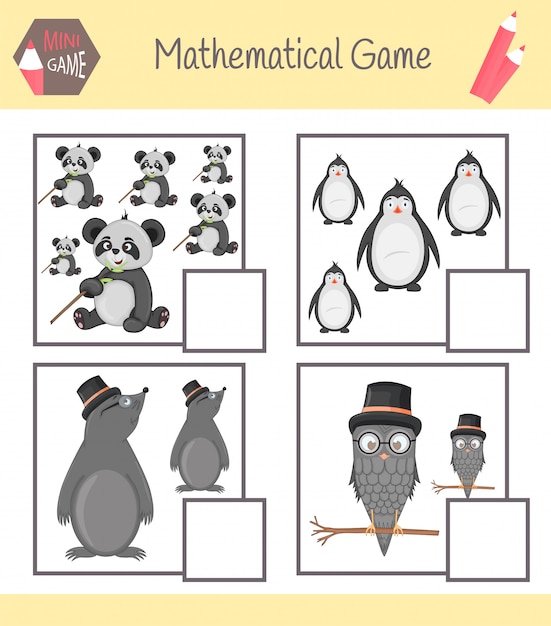 Workbook on mathematics for preschool education. puzzles for children.