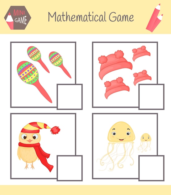 유치원 교육을 위한 수학 워크북. 어린이용 퍼즐. 계산하는 법을 배웁니다. 예제를 해결합니다.