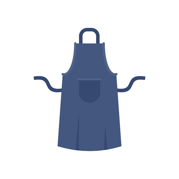 Worker apron icon Flat illustration of worker apron vector icon for web isolated on white