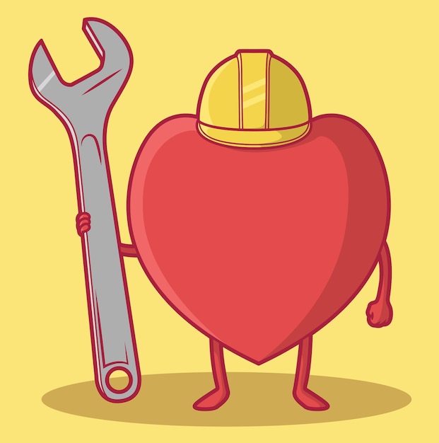 Worker Heart illustration