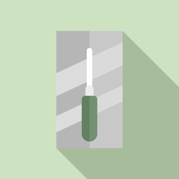 Vector worker trowel icon flat illustration of worker trowel vector icon for web design