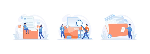 workers searching file storage and indexing of information data management and protection storage