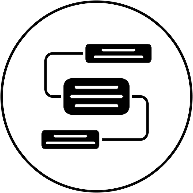 ワークフローアイコンのベクトル画像は,Work from Homeに使用できます
