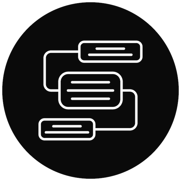 ワークフローアイコンのベクトル画像は,Work from Homeに使用できます