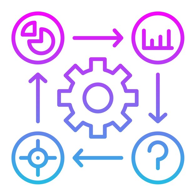 Premium Vector | Workflow Icon