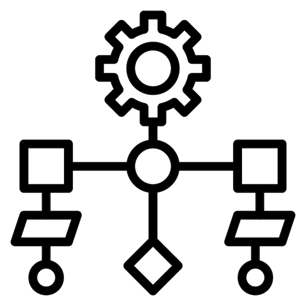 Workflow icoon vector afbeelding Kan worden gebruikt voor productbeheer