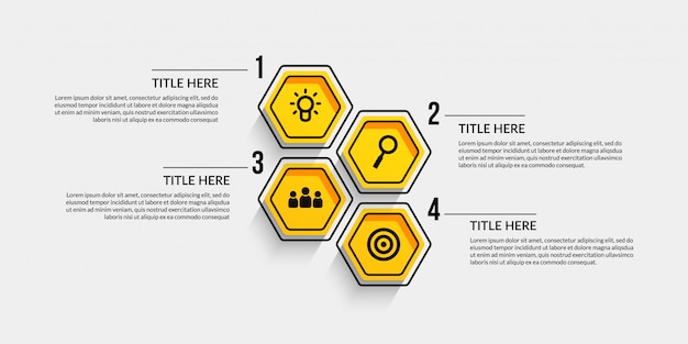 Workflow infographic with four optional