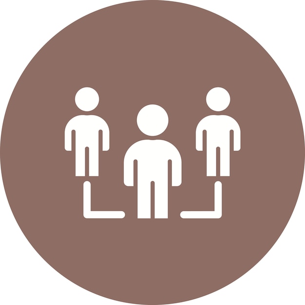 Векторное изображение иконки рабочей группы может быть использовано для управления бизнесом