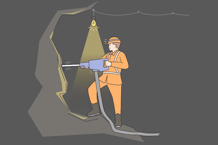 Vector working as minor in mine concept