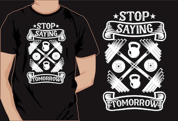 Premium Vector  Sore today strong tomorrow vintage typography workout gym  tshirt design illustration