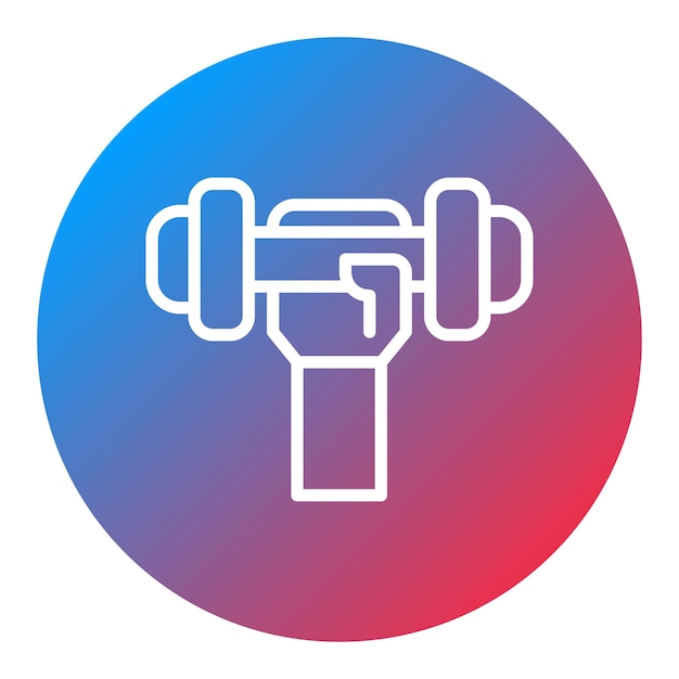 Workout icon vector afbeelding Kan worden gebruikt voor Vriendschap