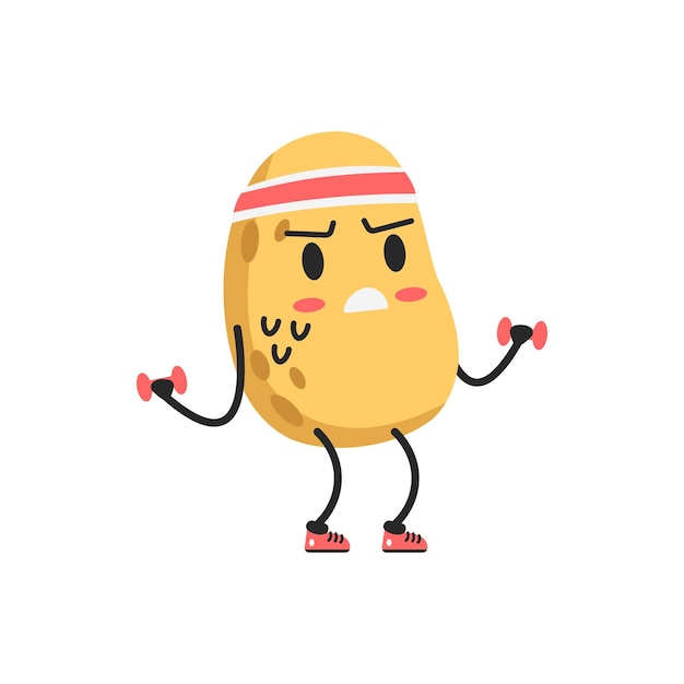 Workout Potato Sticker