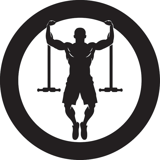 Workout Warriors Bodybuilding Vector Icons in Fitness Design Physical Mastery Exercise Vector Art f