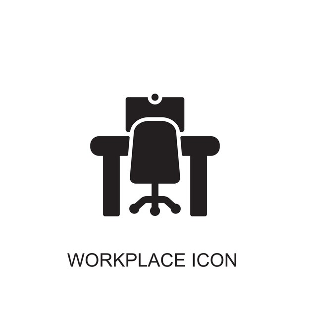 Vector workplace vector icon icon