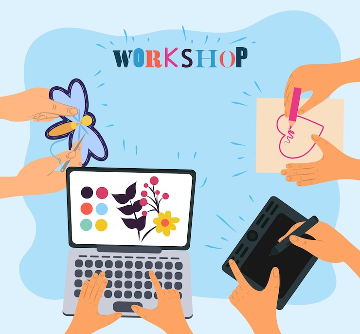 Vector workshop creative designs