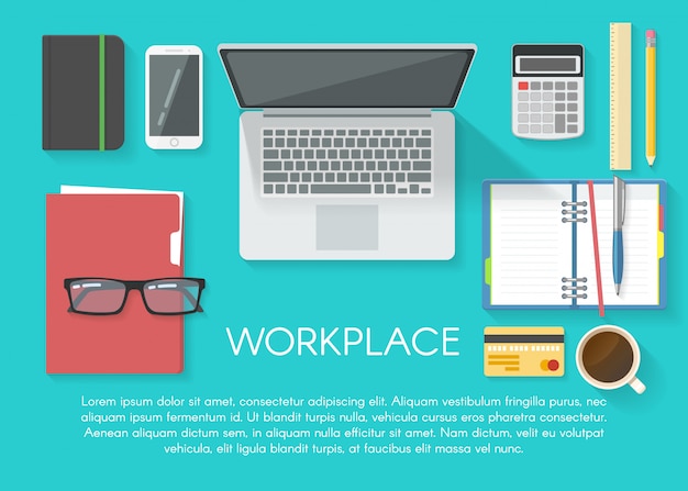 Workspace Flat Template