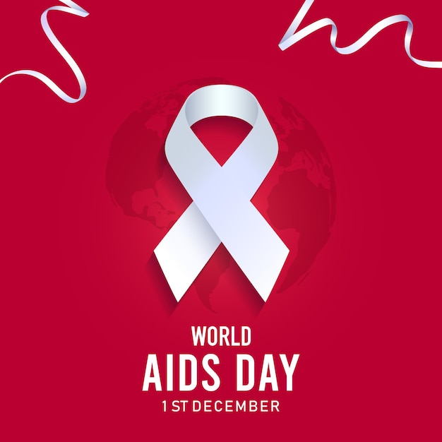 world aids day 1 december Prevent AIDS background design with aids awareness and prevention