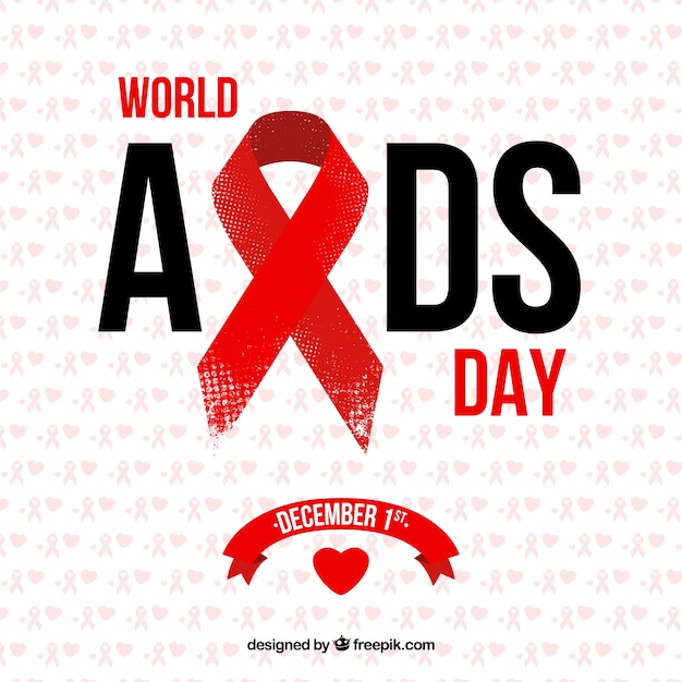 World aids day background