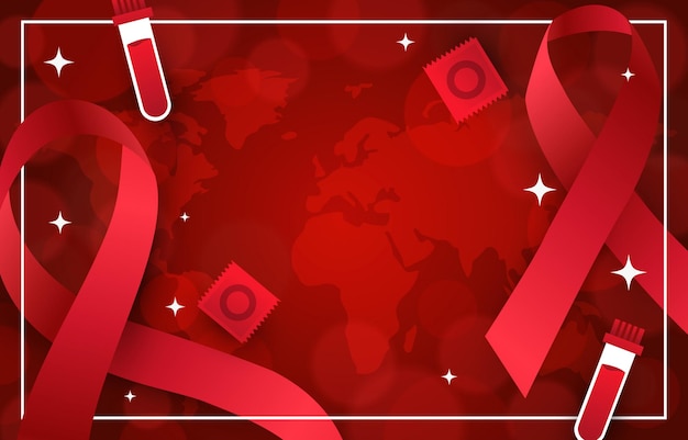Всемирный день борьбы со СПИДом фон