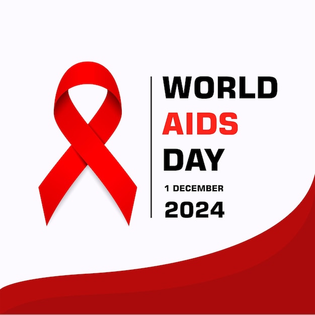 Vector world aids day december 01st 2024