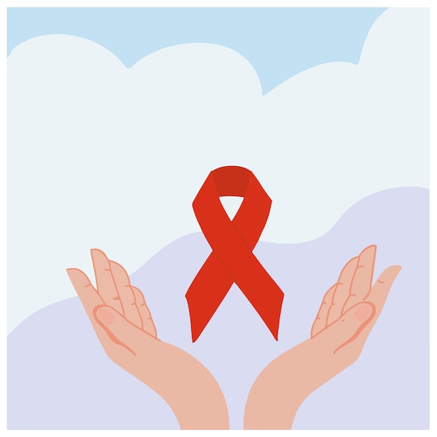 World aids day illustration