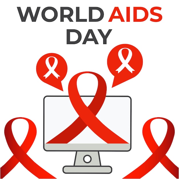 world aids day social media post