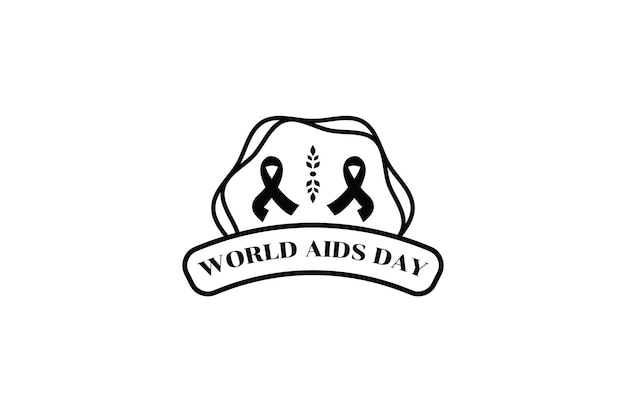 Logo mondiale dell'aids 111