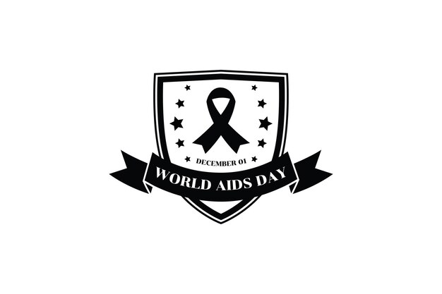 Vector world aids logo 128