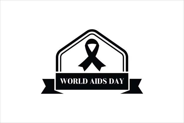 Vector world aids logo 4