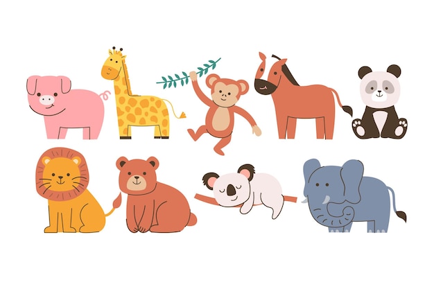 World animal day illustration