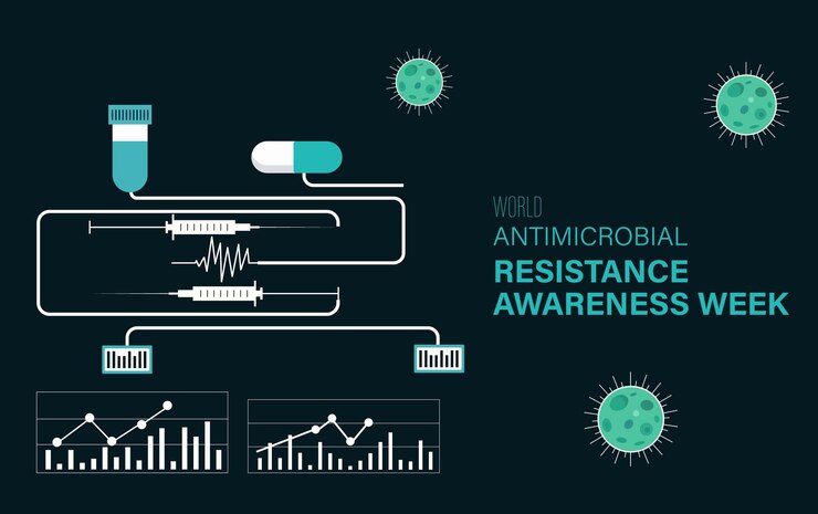 Vector world antimicrobial awareness week antimicrobial awareness creative