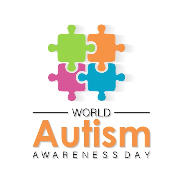 세계 자폐증 인식 날 (World Autism Awareness Day) 은 매년 4 월 2 일에 기념되는 의료 인식 터 배너 플라이어 포스터 및 소셜 미디어 템플릿 디자인입니다.