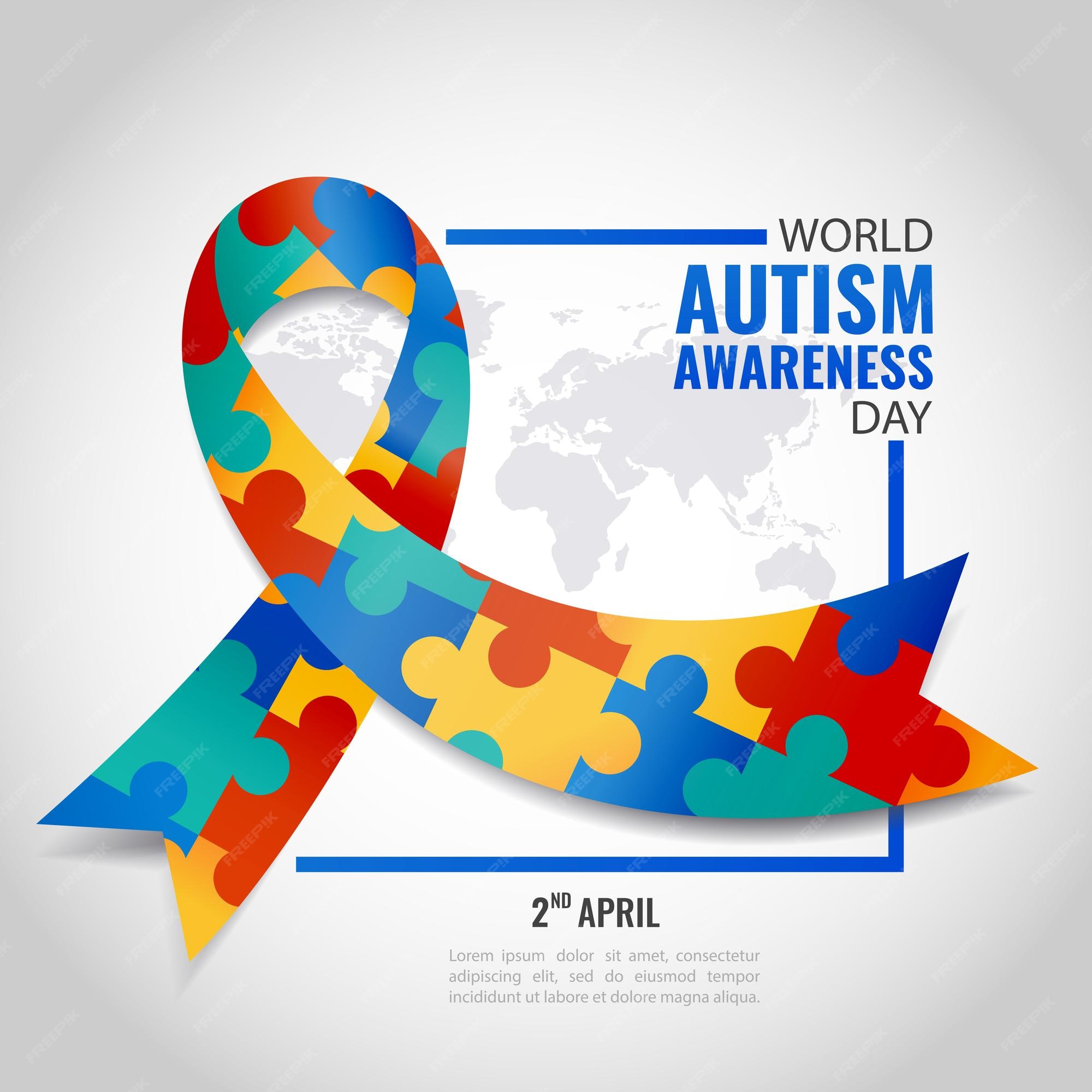 Premium Vector World autism awareness day