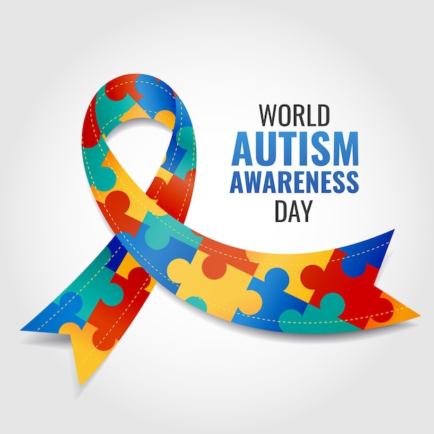 Vector world autism awareness day