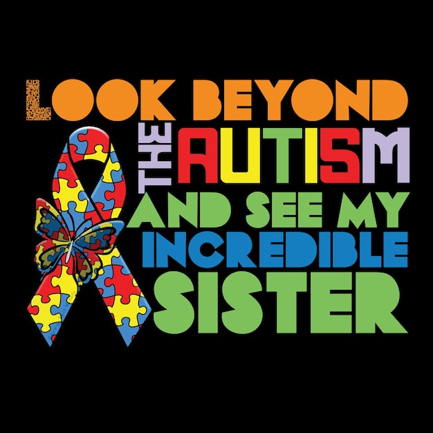 Вектор Всемирный день осознания аутизма