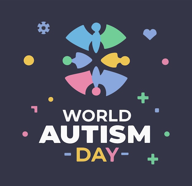 World Autism Day Font Style Icon A Symbol of Understanding and Acceptance