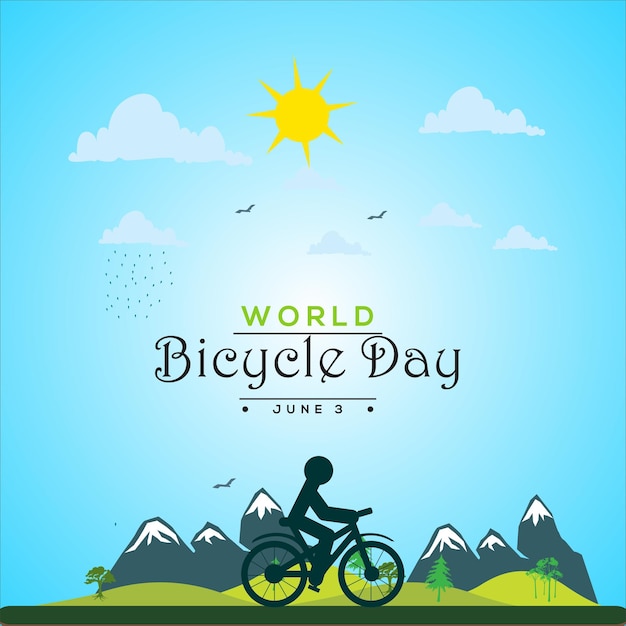 World bicycle day is june 3 and the world is on june 3