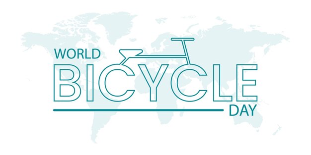 World bicycle day is a world bicycle day