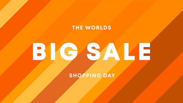 World Biggest Shopping Festival Big Sale 1111 and 1212 Abstract Modern Banner Design
